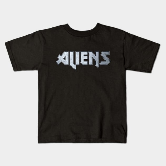 Aliens Kids T-Shirt by KubikoBakhar